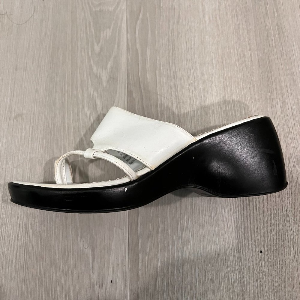 No Boundaries y2k White Chunky Platform Sandals Size 8.5